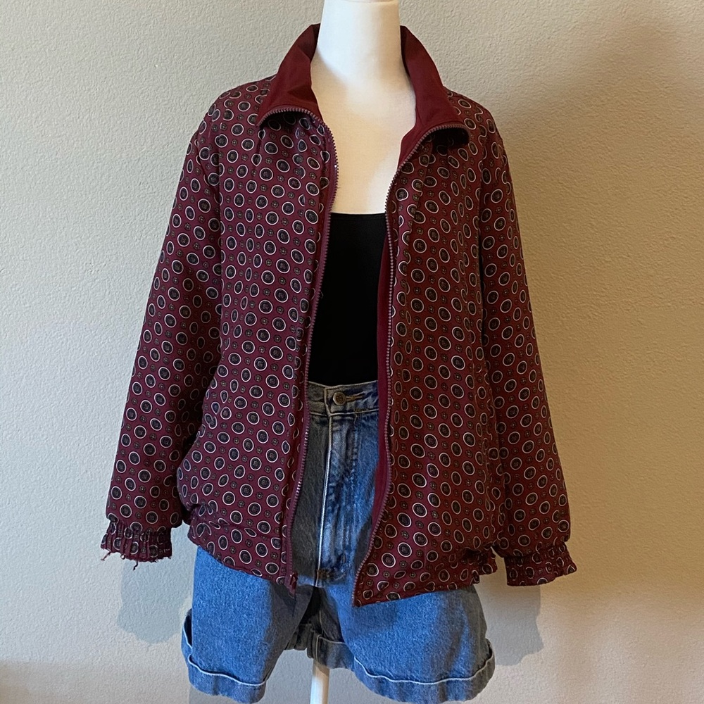 Vintage Patterned 90s Jacket - image 1